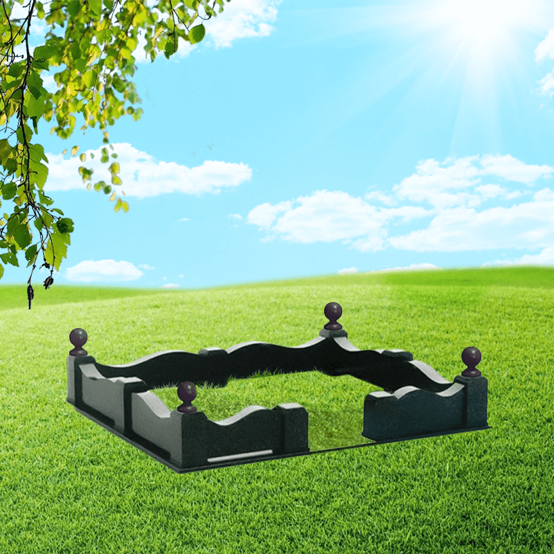 Гранитные ограды и цоколи